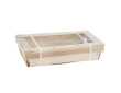 Couvercle en bois et PVC petit format, 29.5x19.5 cm